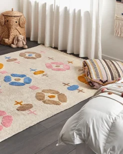 Best Beliani Matto Puuvilla Monivarinen 160 X 230 Cm Daran