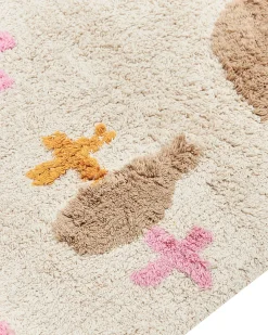 Best Beliani Matto Puuvilla Monivarinen 160 X 230 Cm Daran