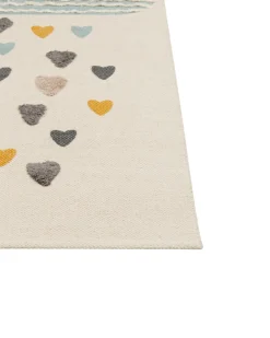 Sale Beliani Matto Puuvilla Monivarinen 80 X 150 Cm Blang