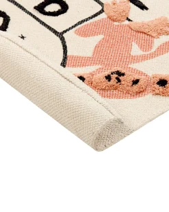 Hot Beliani Matto Puuvilla Monivarinen 80 X 150 Cm Katiet