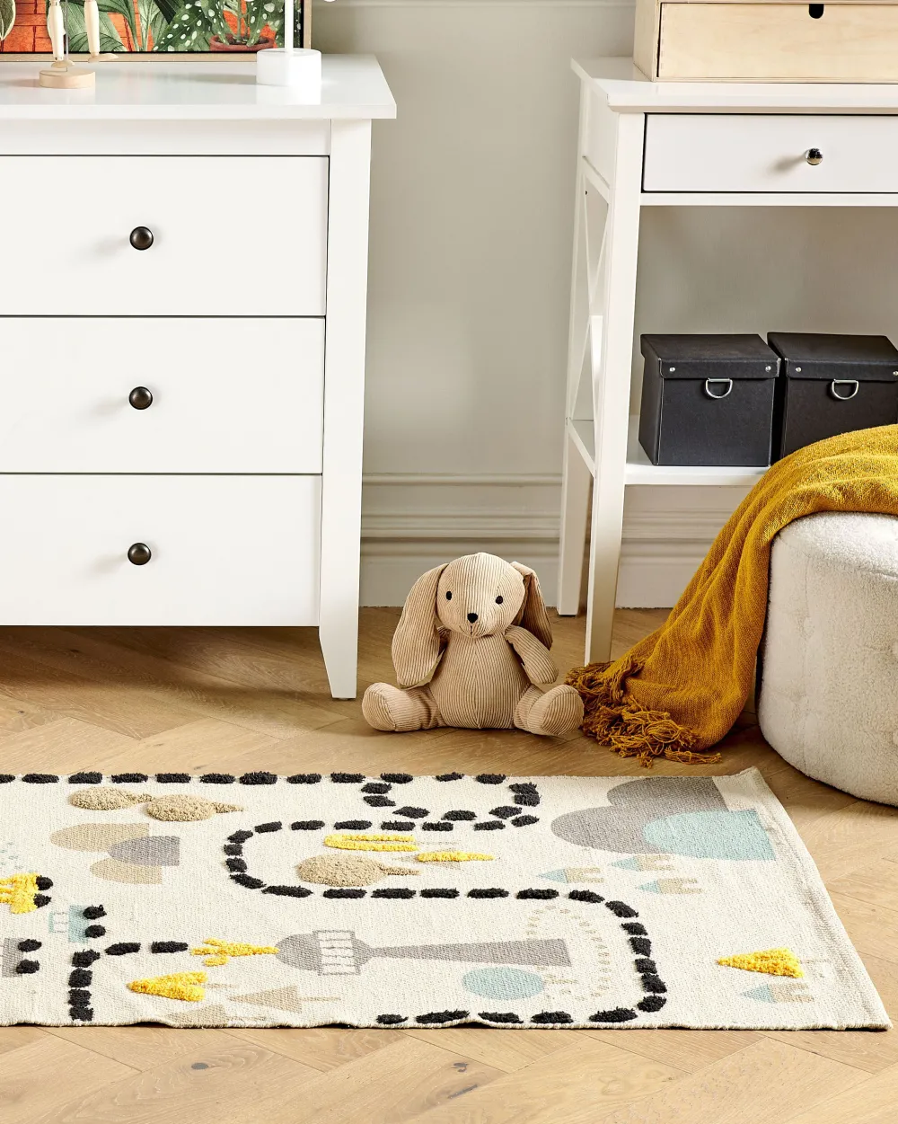 Lastenhuone<Beliani Matto Puuvilla Monivarinen 80 X 150 Cm Sazak