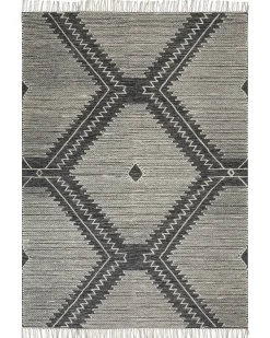 Matot<Beliani Matto Puuvilla Musta/Valkoinen 160 X 230 Cm Arbaa