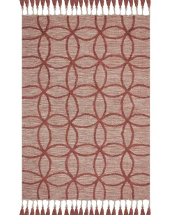 Matot<Beliani Matto Puuvilla Punainen 160 X 230 Cm Kirsehir