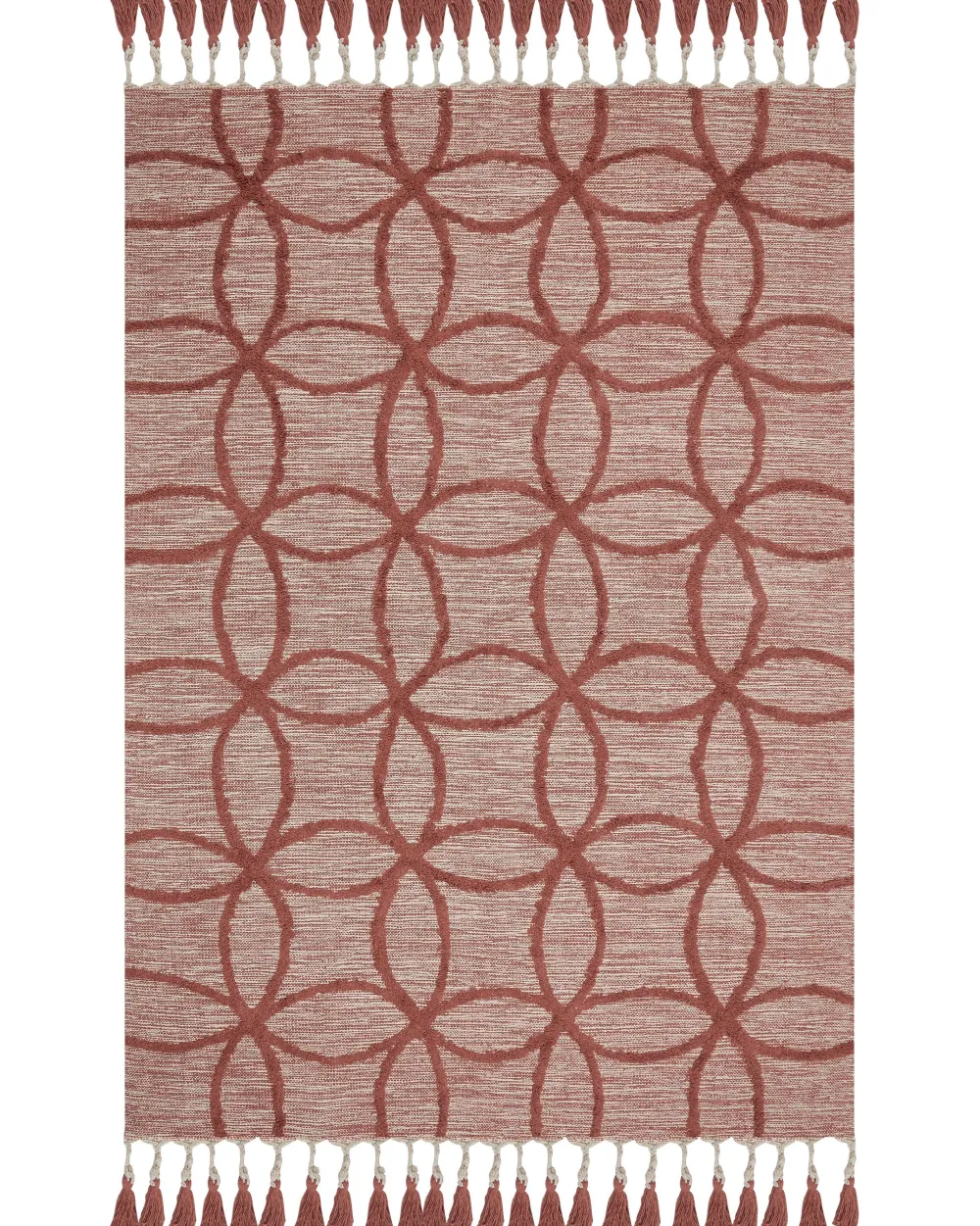 Matot<Beliani Matto Puuvilla Punainen 160 X 230 Cm Kirsehir