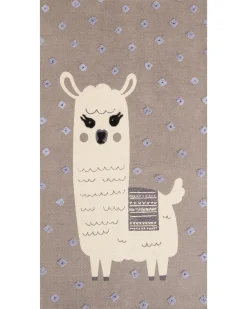 Best Beliani Matto Puuvilla Ruskeanharmaa/Beige 80 X 150 Cm Lubuk