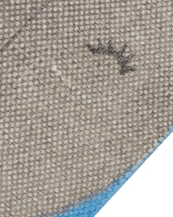 Matot<Beliani Matto Puuvilla Sininen 80 X 150 Cm Balabang