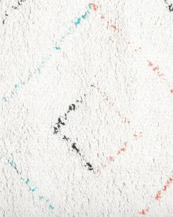 Hot Beliani Matto Puuvilla Valkoinen 80 X 150 Cm Kartal