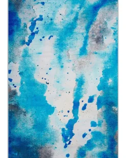 Online Beliani Matto Sininen/Harmaa 160 X 230 Cm Bozat