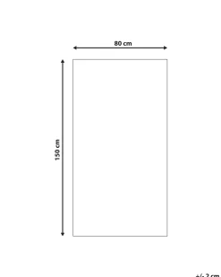 Store Beliani Matto Vaaleanpunainen 80 X 150 Cm Honaz