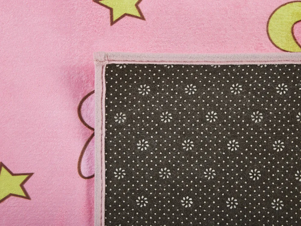 Lastenhuone<Beliani Matto Vaaleanpunainen 80 X 150 Cm Gozler