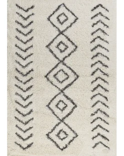 Cheap Beliani Matto Valkoinen/Harmaa 160 X 230 Cm Ayrum