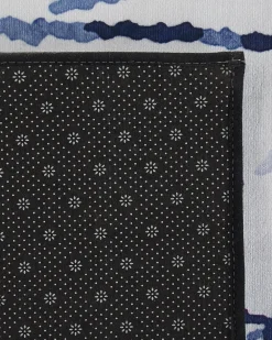 Clearance Beliani Matto Valkoinen/Sininen 160 X 230 Cm Izmit