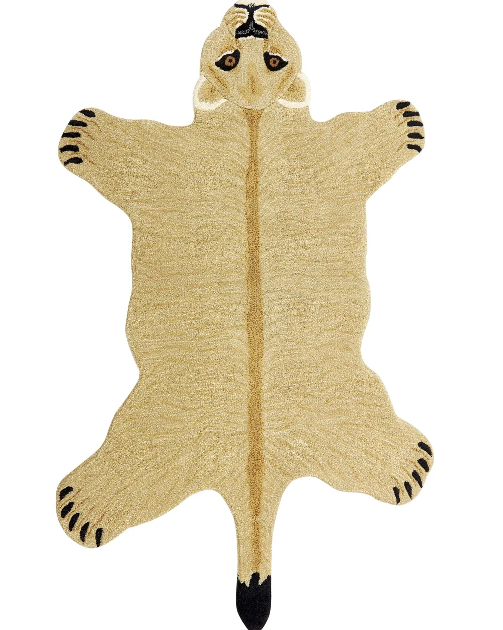 Lastenhuone<Beliani Matto Villa Beige 100 X 160 Cm Sarabi