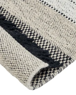 Fashion Beliani Matto Villa Beige/Musta 160 X 230 Cm Yazlik