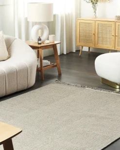 Matot<Beliani Matto Villa Harmaa 160 X 230 Cm Tekeler