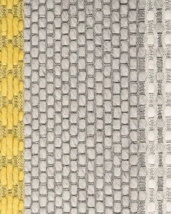 Outlet Beliani Matto Villa Keltainen/Harmaa 160 X 230 Cm Akkaya