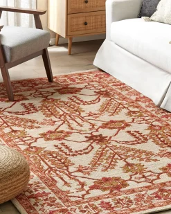 Matot<Beliani Matto Villa Oranssi/Beige 160 X 230 Cm Adilcevaz