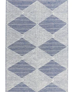 Fashion Beliani Matto Villa Vaalea Beige/Sininen 160 X 230 Cm Datca