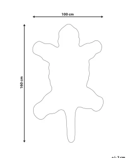 Matot<Beliani Matto Villa Valkoinen 100 X 160 Cm Taqqiq