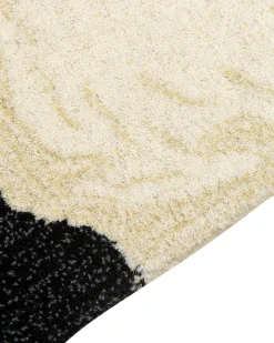 Clearance Beliani Matto Villa Valkoinen/Musta 100 X 160 Cm Jingking