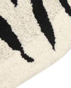 Matot<Beliani Matto Villa Valkoinen/Musta 100 X 160 Cm Shere