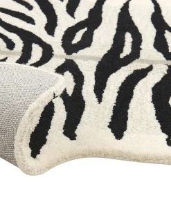 Matot<Beliani Matto Villa Valkoinen/Musta 100 X 160 Cm Shere