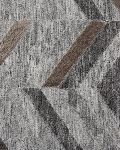 Matot<Beliani Matto Viskoosi Harmaa 160 X 230 Cm Arkum