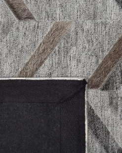 Matot<Beliani Matto Viskoosi Harmaa 160 X 230 Cm Arkum