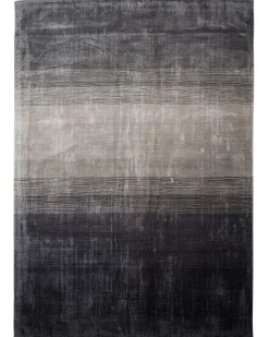 Cheap Beliani Matto Viskoosi Harmaa/Musta 160 X 230 Cm Ercis