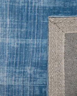 Matot<Beliani Matto Viskoosi Harmaa/Sininen 200 X 200 Cm Ercis