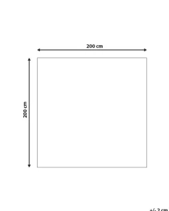 Matot<Beliani Matto Viskoosi Harmaa/Sininen 200 X 200 Cm Ercis