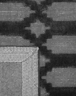 Flash Sale Beliani Matto Viskoosi Tummanharmaa 160 X 230 Cm Cizre