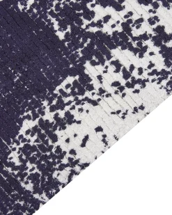 Matot<Beliani Matto Viskoosi Violetti/Valkoinen 160 X 230 Cm Akarsu