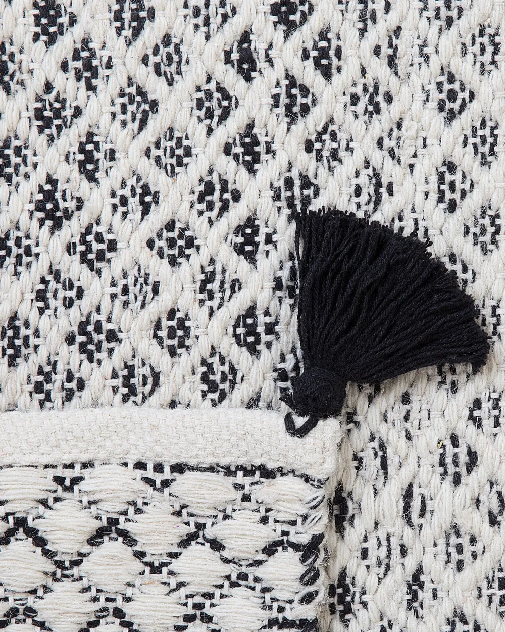 Best Sale Beliani Matto 80X150 Cm Musta Gemlik