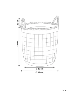 Outlet Beliani Meriruohokori Luonnonvari 39 Cm Albacore