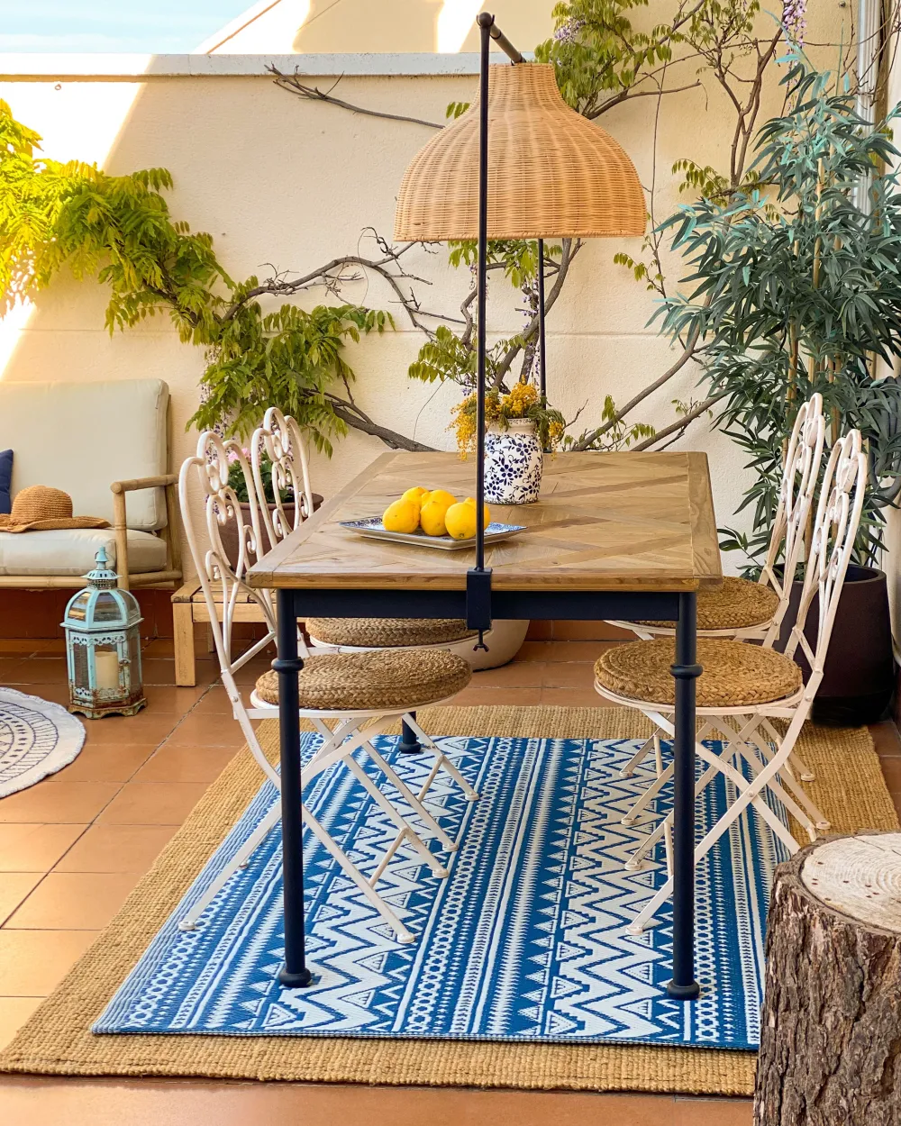 Ulkokalusteet<Beliani Metalliset Terassituolit 2 Kpl Valkoinen/Beige Trieste