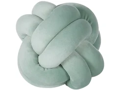 Clearance Beliani Mintunvihrea Samettinen Solmutyyny O 20 Cm Malni