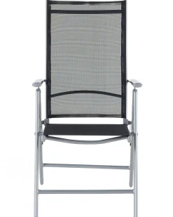 Shop Beliani Musta Alumiininen Puutarhatuolisetti 6 Kpl Catania