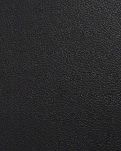 Store Beliani Musta Keinonahkainen Nojatuoli Leira