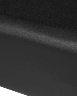 Sale Beliani Musta Nahkaverhoiltu Nojatuoli Helsinki