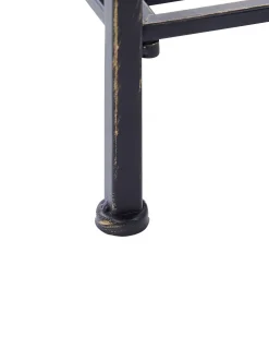 Cheap Beliani Musta Rautainen 4-Tasoinen Hylly Valdivia