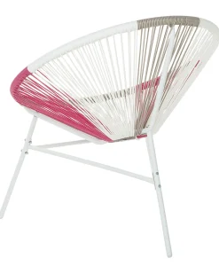 Ulkokalusteet<Beliani Narutuoli Polyrottinki Monivarinen Fuksia 2 Kpl Acapulco