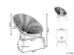 Clearance Beliani Narutuoli Polyrottinki Vaaleanvihrea Acapulco