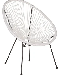 Ulkokalusteet<Beliani Narutuoli Polyrottinki Valkoinen 2 Kpl Acapulco Ii