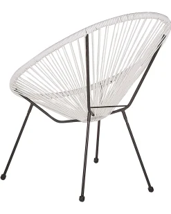 Ulkokalusteet<Beliani Narutuoli Polyrottinki Valkoinen 2 Kpl Acapulco Ii