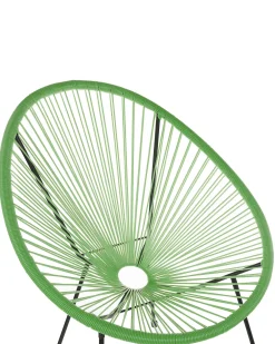 Ulkokalusteet<Beliani Narutuoli Polyrottinki Vihrea Acapulco Ii