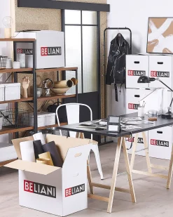 Säilytys<Beliani Naulakko Teras 4 Koukkua Musta Benton