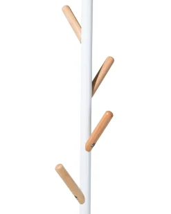 Säilytys<Beliani Naulakko Teras/Manty 5 Koukkua Valkoinen Albin