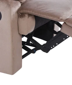 Sale Beliani Nojatuoli Beige Sametti Eslov