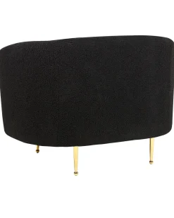 Store Beliani Nojatuoli Buklee Musta Loen